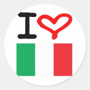 Viva Italia! Runt Klistermärke