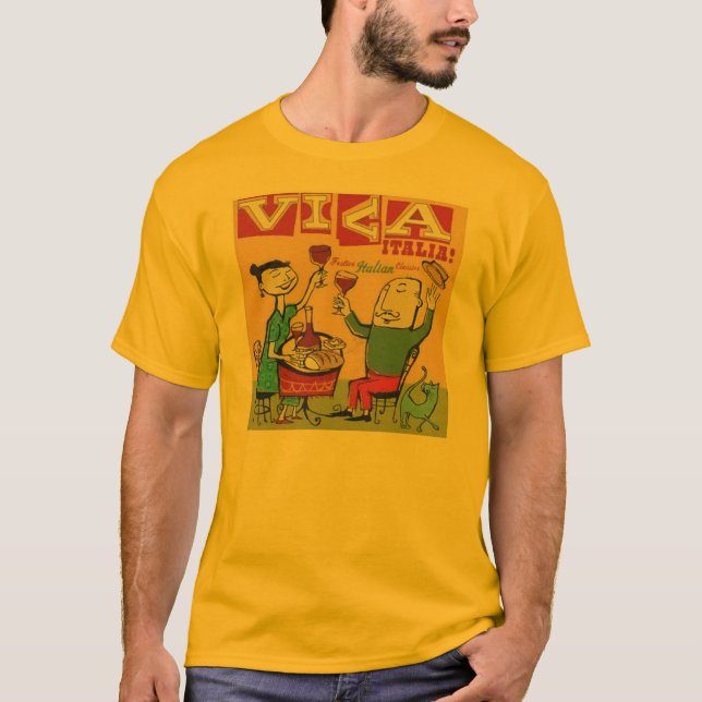 Viva Italia! T Shirt (Framsida)