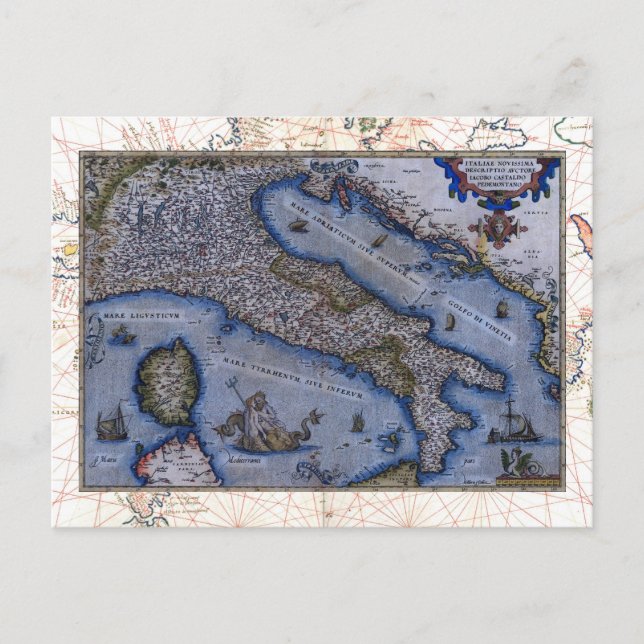 Viva Italia! Vykort (Framsida)