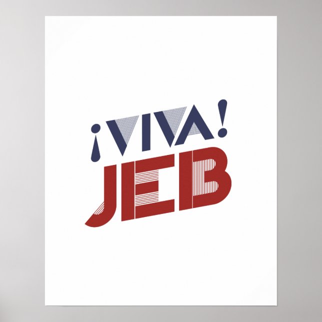 Viva Jeb 2016 Poster (Framsidan)