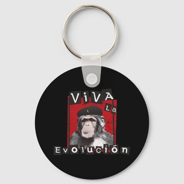 Viva la Evolucion Ape Nyckelring (Framsida)
