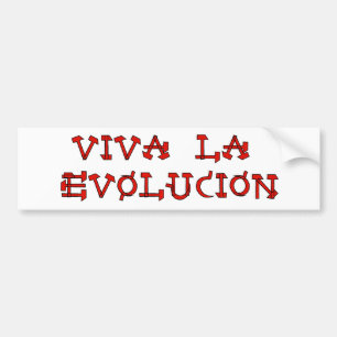 Viva La Evolucion Bildekal