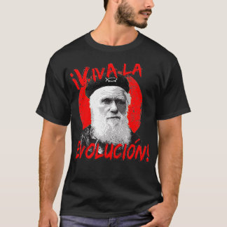 Viva La Evolucion Darwin T Shirt