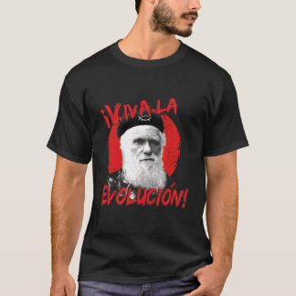 Viva La Evolucion Darwin T Shirt