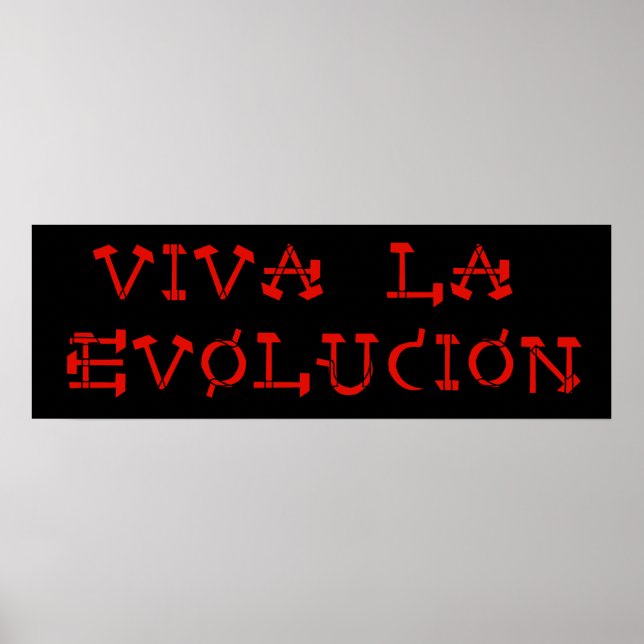 Viva La Evolucion Poster (Framsidan)