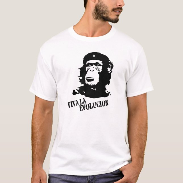 Viva La Evolucion - Simian Tee Shirt (Framsida)
