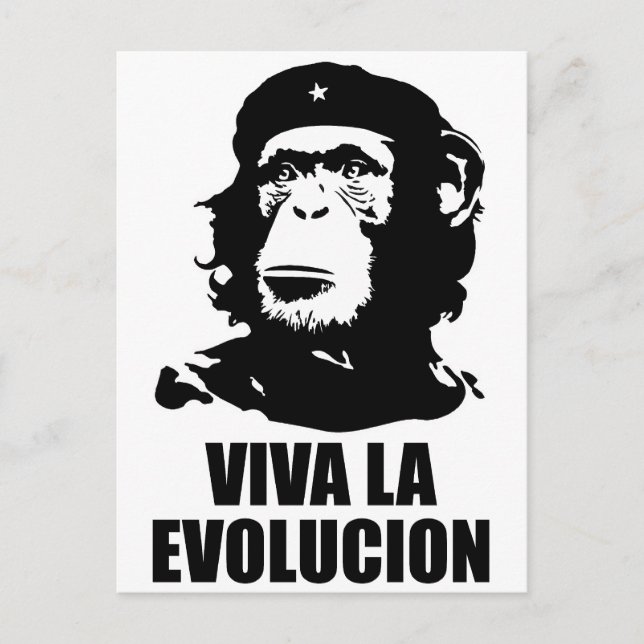 Viva la Evolucion Vykort (Framsida)