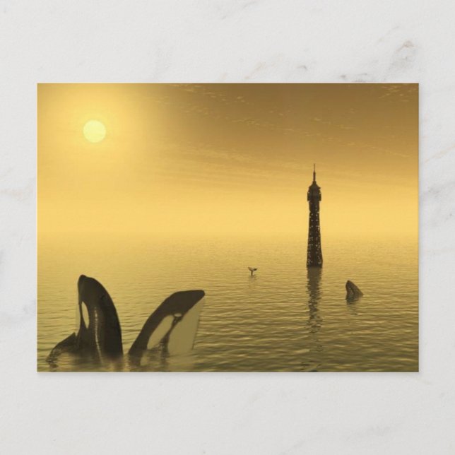 Viva La Frankrike Vykort (Framsida)