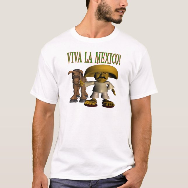 Viva La Mexico T Shirt (Framsida)