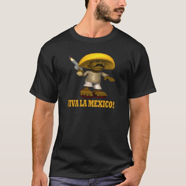 Viva La Mexico Tee Shirt (Framsida)