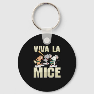 Viva La Mice Mouse Råtta Animal Lover Pet Rodent G Nyckelring