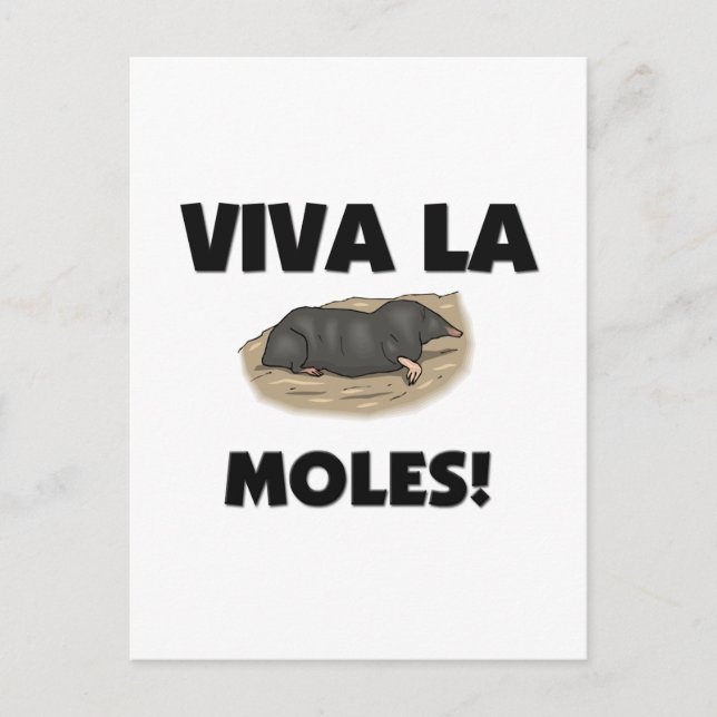 Viva La Moles Vykort (Framsida)