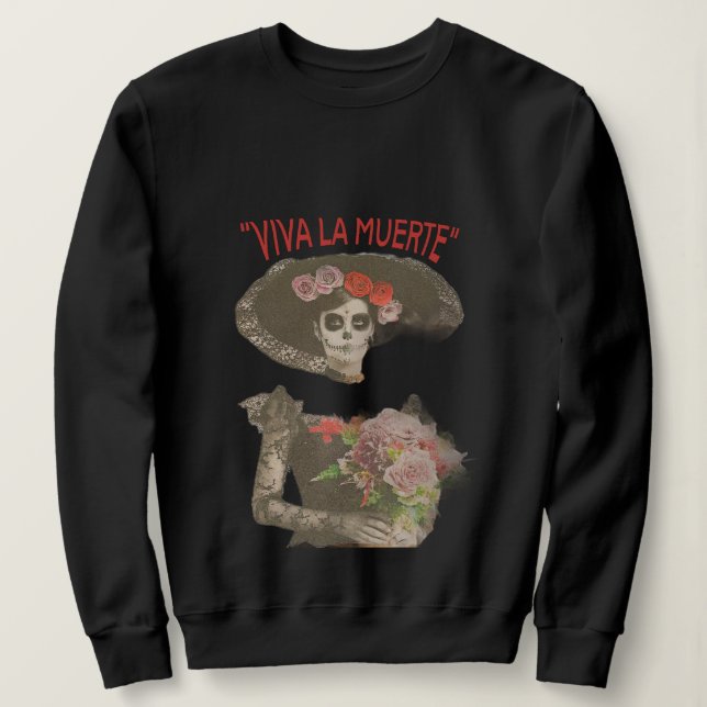 Viva la Muerte Gothic Tröja (Design framsida)