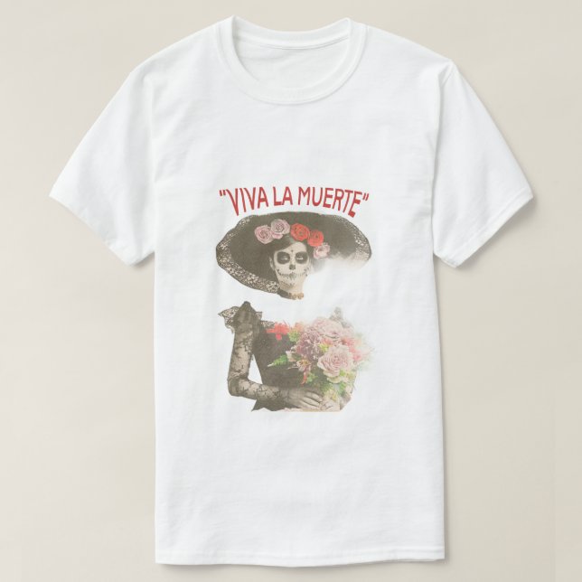 Viva la Muerte Gotisk Herr T-Shirt (Design framsida)