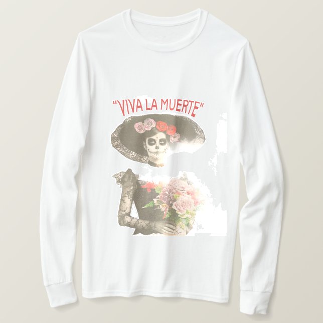 Viva la Muerte Vintage Konst Tröja (Design framsida)