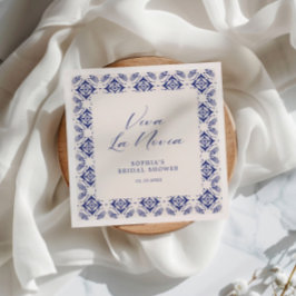 Viva La Novia Blue Talavera Möhippa Pappersservett