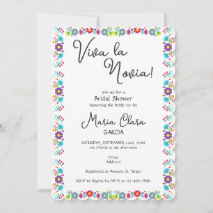 Viva la Novia Mexican Despedida Bash Möhippa Inbjudningar
