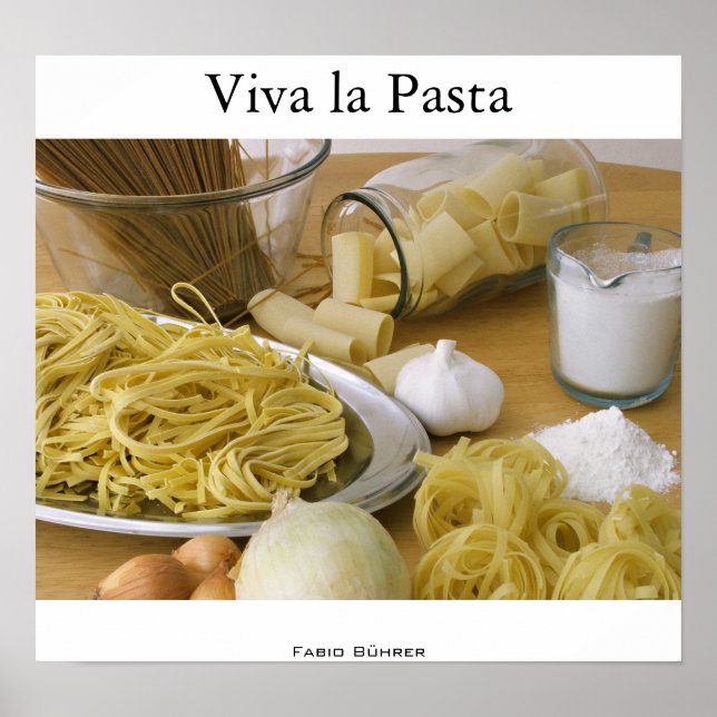 Viva la Pasta Poster (Framsidan)