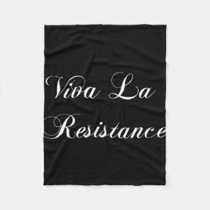 Viva La Resistance Fransk Resistent Anti Trump - U Fleecefilt