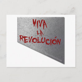 Viva la Revolucion Guillotine Vykort