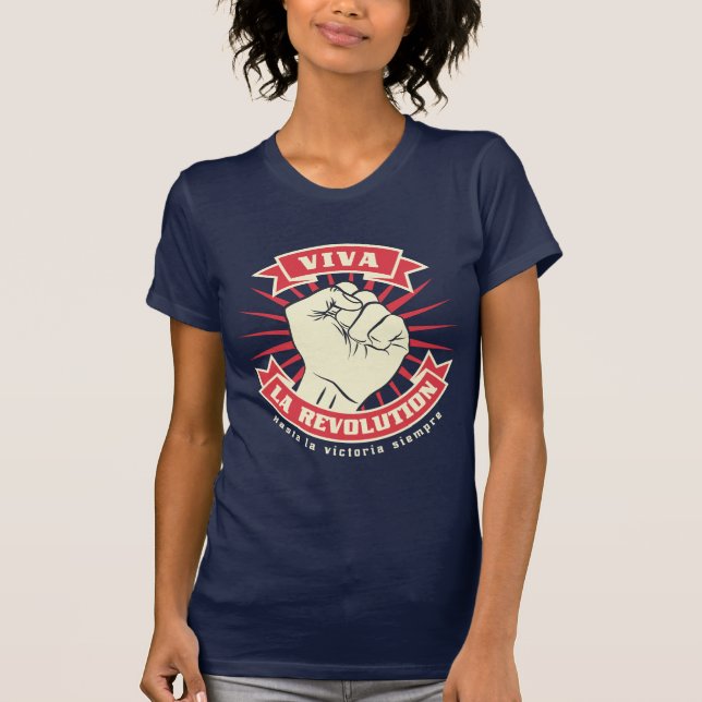 Viva La Revolution T Shirt (Framsida)