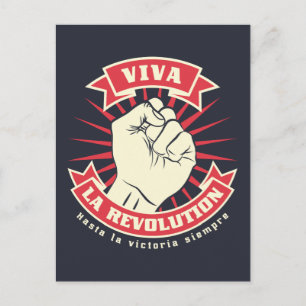 Viva La Revolution Vykort