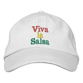 viva la salsa broderad keps