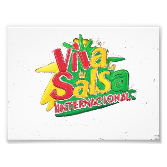 Viva la Salsa Internacional Fototryck (Framsidan)