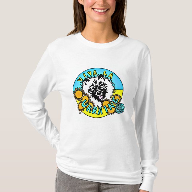 Viva la Ukraina T Shirt (Framsida)