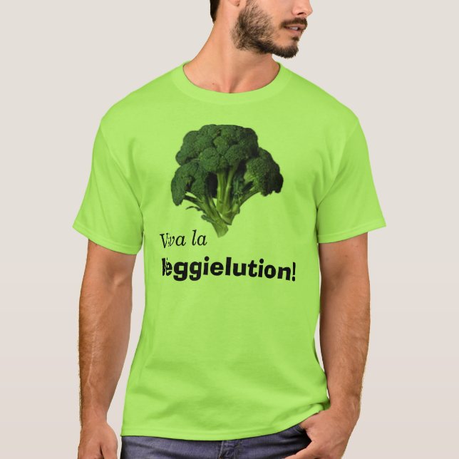 Viva la Veggielution! Tee Shirt (Framsida)