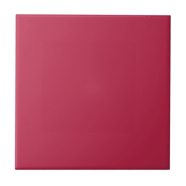 Viva la Vida Magenta - Medium Rosa Solid Färg Kakelplatta (Framsidan)