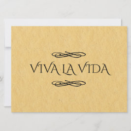 Viva La Vida Sign | Live Life Sign