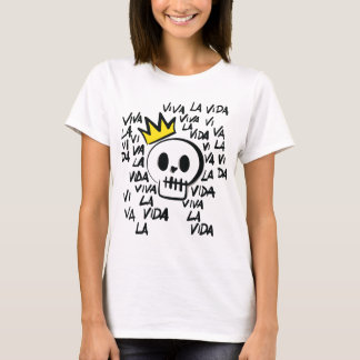 Viva La Vida Skull T-Shirt - Fet Grafik Tee