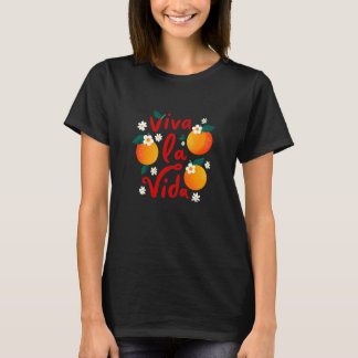 Viva La Vida Spanska Fruit & Blommigt T Shirt