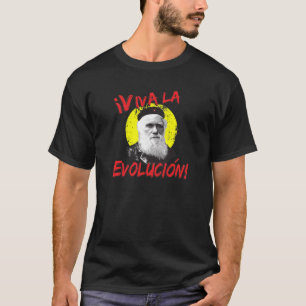 Viva LaEvolucion Darwin manar skjorta Tee