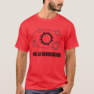 Viva LaRevolucion sol och jordT-tröja T-shirt