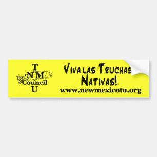 Viva las Truchas Nativas! Bildekal