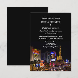 Viva Las Vegas Destinationsbröllopsinbjudning Inbjudningar