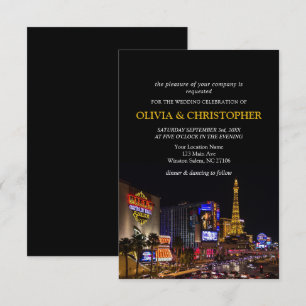 Viva Las Vegas Destinationsbröllopsinbjudning Inbjudningar