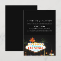 Viva Las Vegas Destinationsbröllopsinbjudning