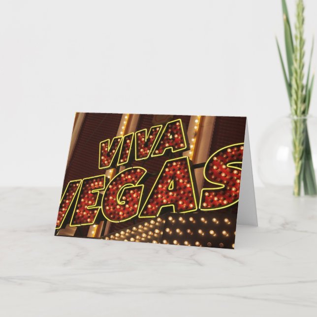 Viva Las Vegas Kort (Framsida)