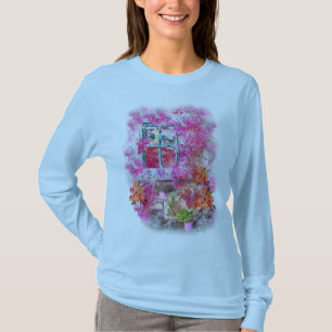 Viva Magenta 2023 flicka i fönstret T Shirt