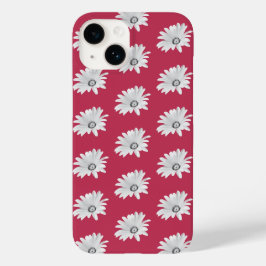 Viva Magenta Blommigt Daisy iPhone/iPad-fall