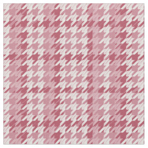 Viva Magenta Houndstooth Mönster Tyg