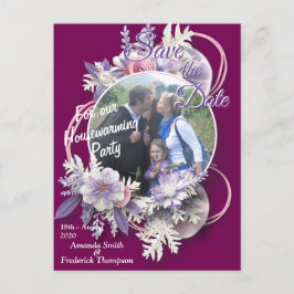 Viva Magenta Meddelande Vykort