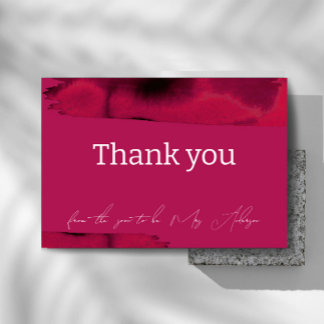 Viva Magenta Modern Minimalist Tack Kort