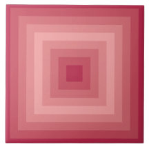 Viva Magenta Murex Snäcka Squares Ceramic Tile