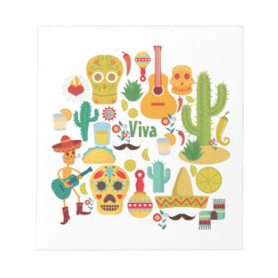 viva mexico anteckningsblock