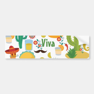 viva mexico bildekal