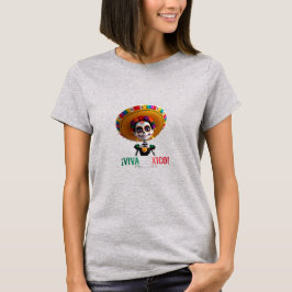 Viva Mexico Catrina Charra | 3D Day of the Dead T Shirt